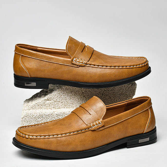 Alden Mokassin-Loafer aus Rindsleder