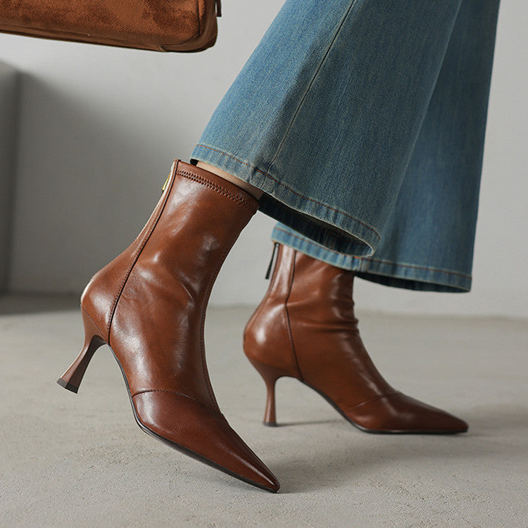 Botas Uvera em pele genuína