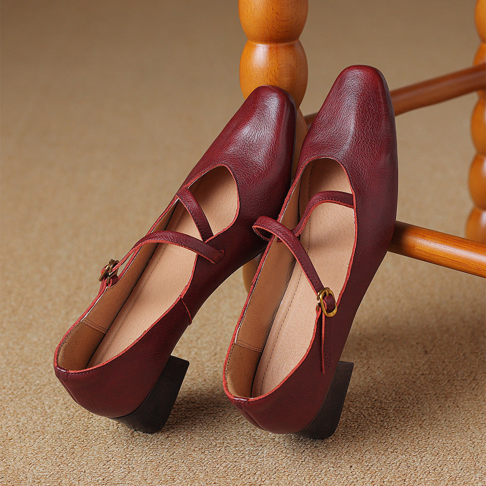 Tacones Ossa de cuero genuino