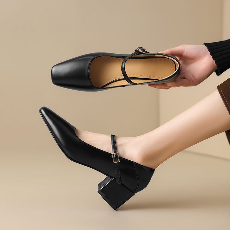 Tacchi Kristen in vera pelle