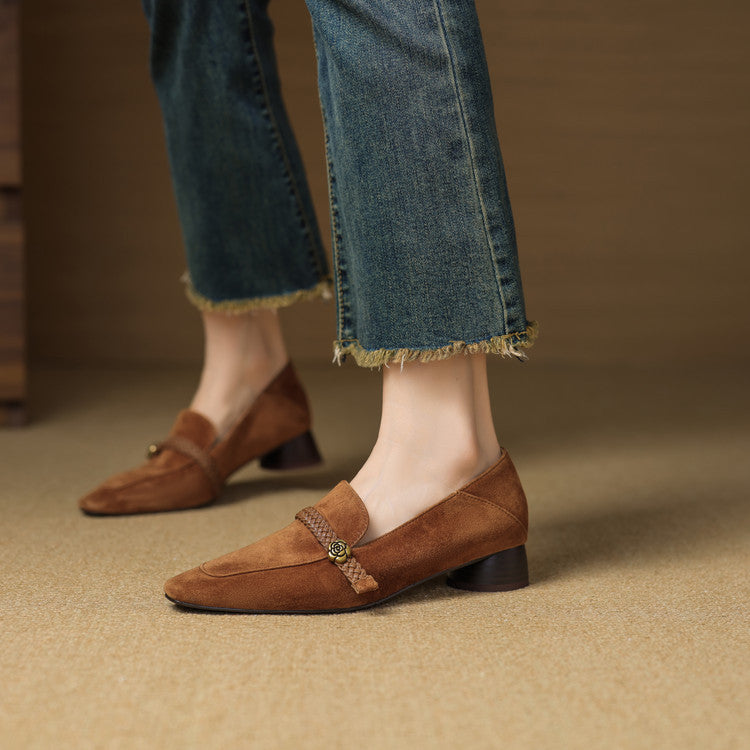 Vimi loafers i ægte ruskind
