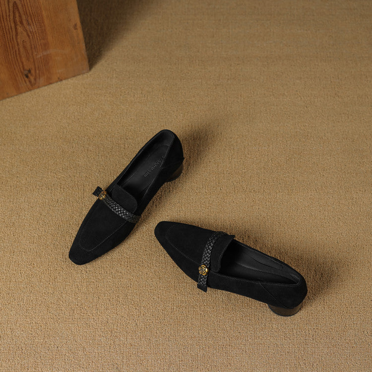 Vimi loafers i ægte ruskind