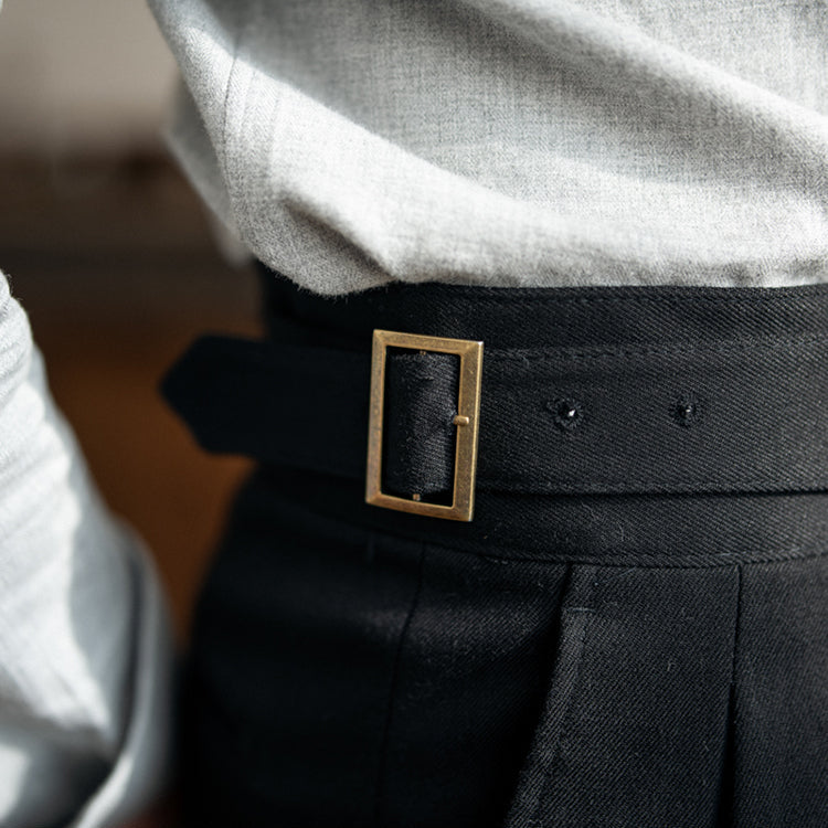 Slim Fit Byxor med vefader