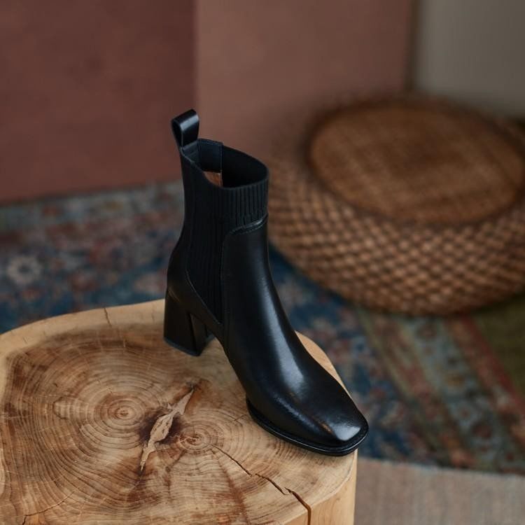 Bottes en cuir Elara