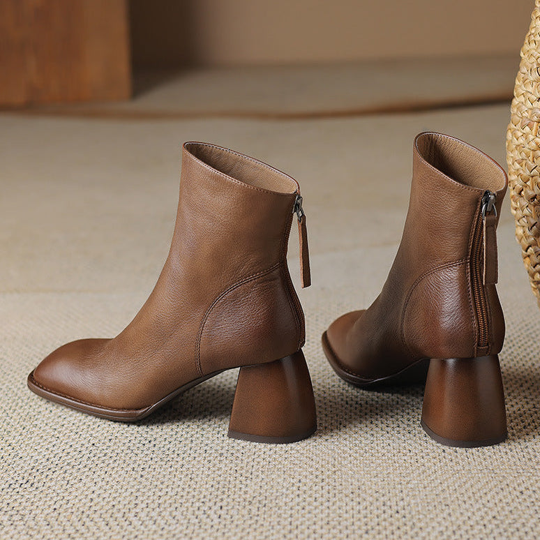 Botas Calisse de cuero genuino