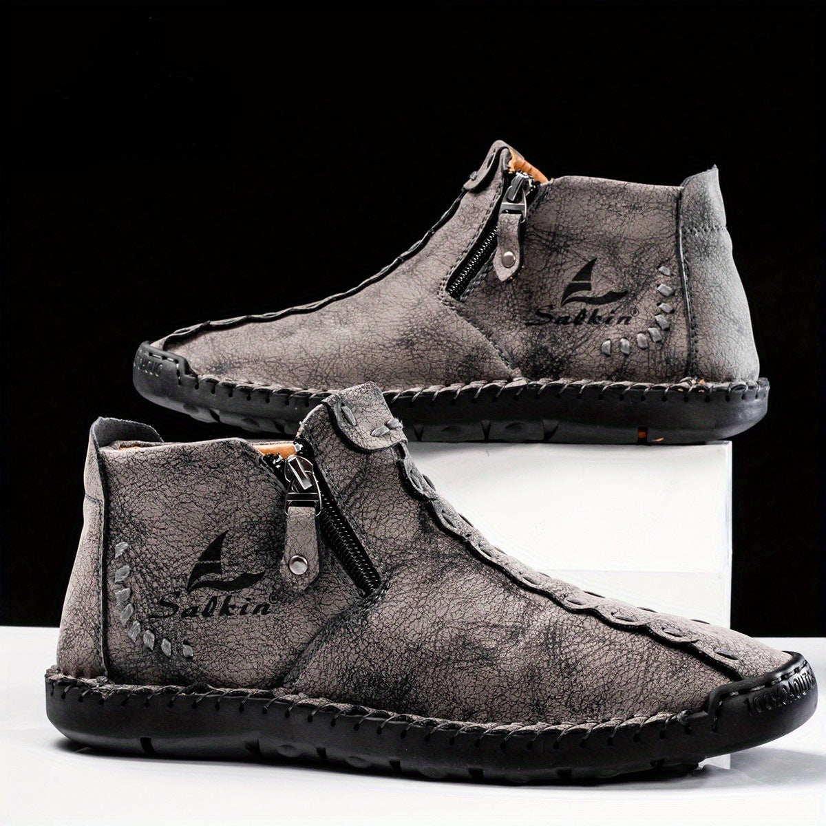 Ryder Premium Leather Ankle Shoes