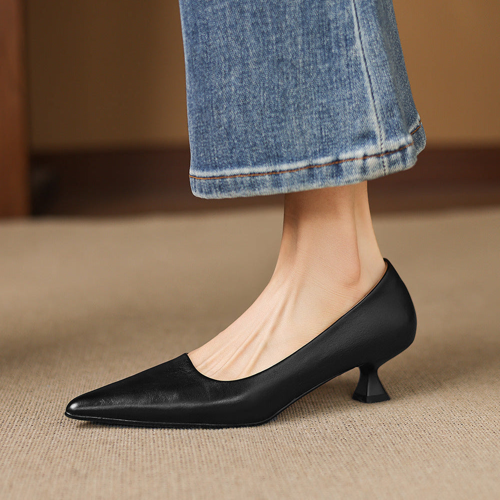 Tacchi Calina in vera pelle