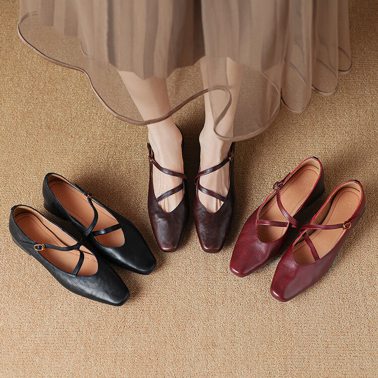 Tacones Ossa de cuero genuino