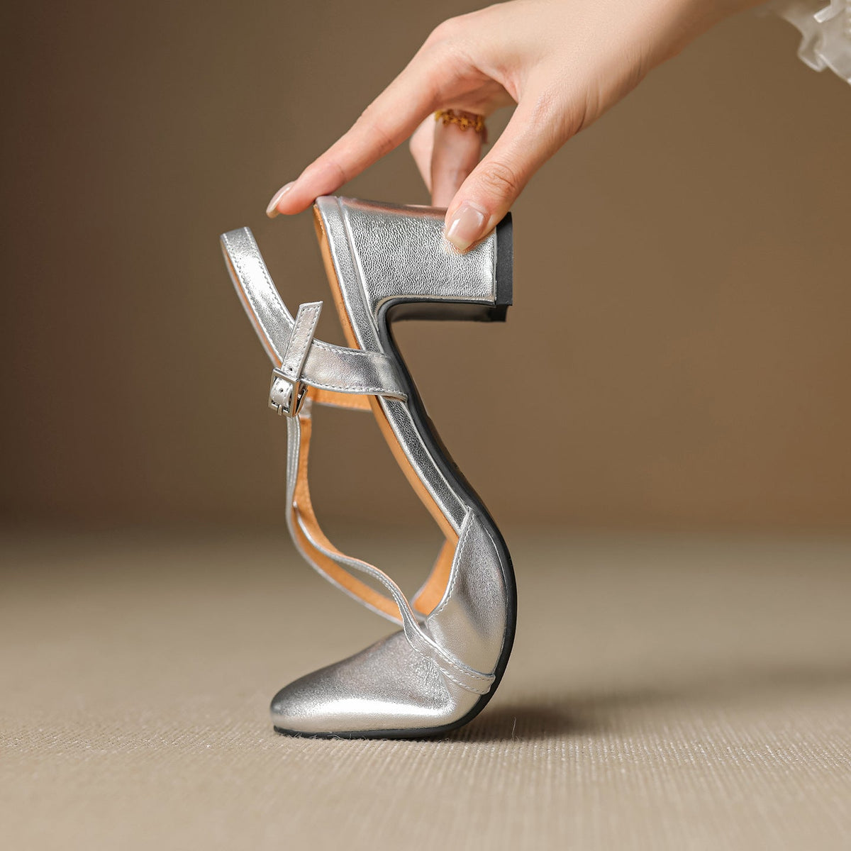 Blenza Slingbacks aus echtem Leder