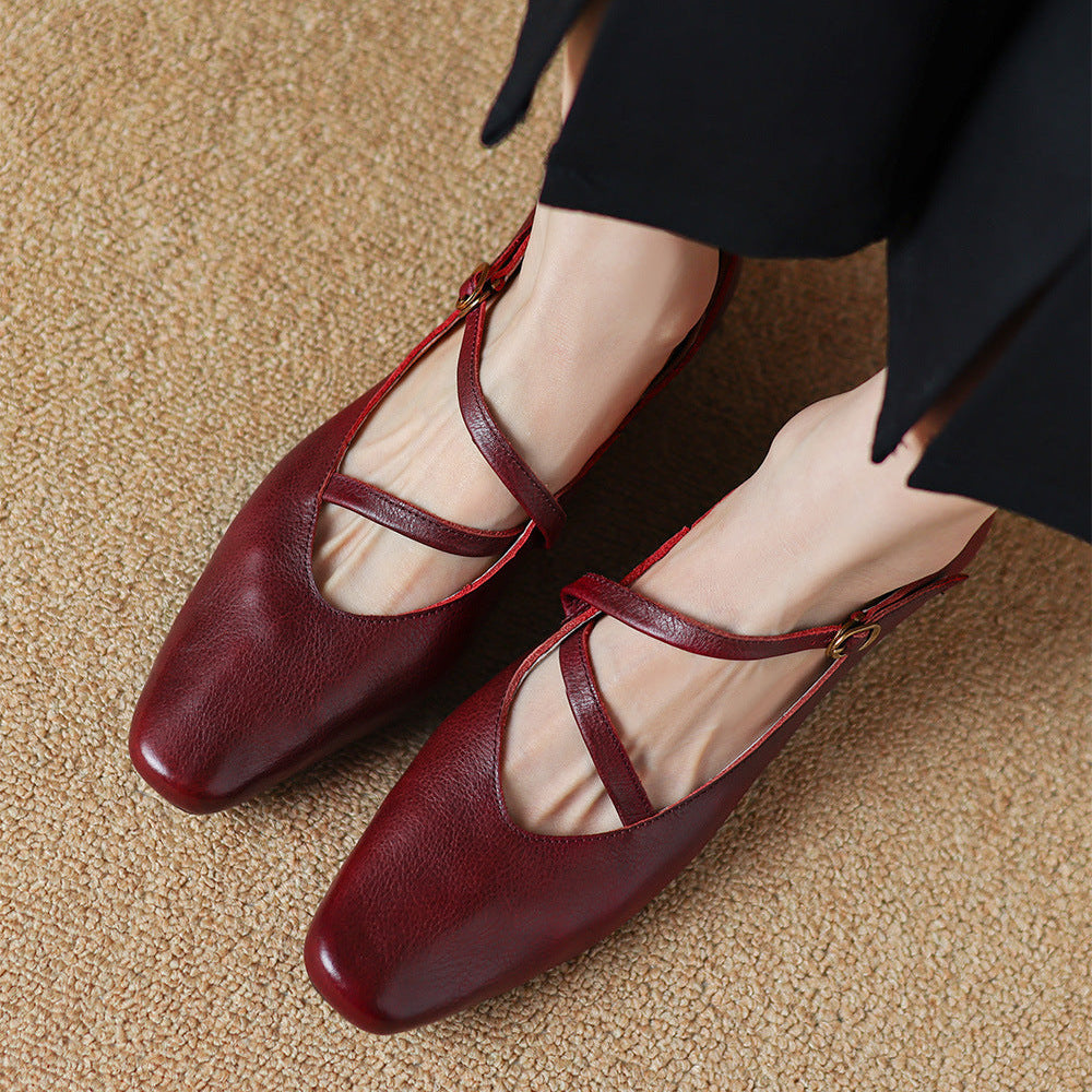 Tacones Ossa de cuero genuino