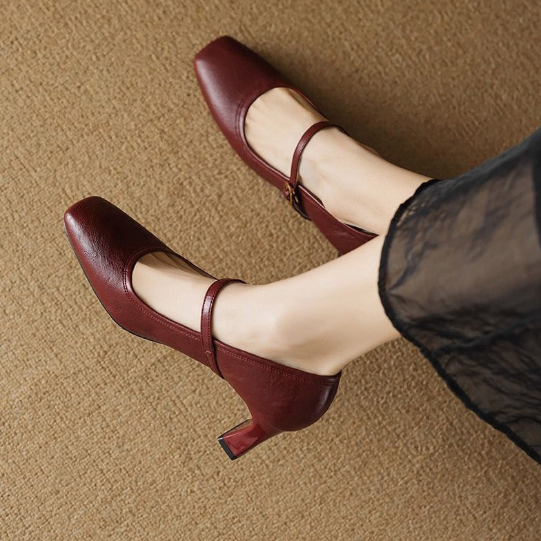 Tacones de cuero Aeri