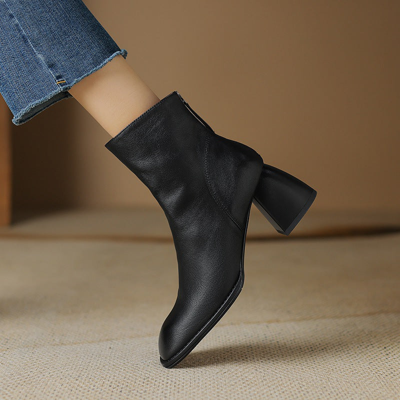 Botas Calisse de cuero genuino