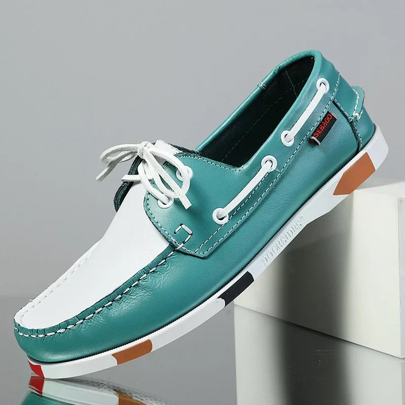 Sapatos Rasko em pele genuína