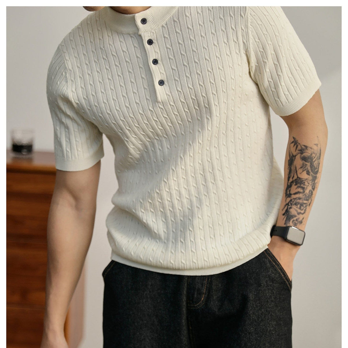 Harlow Henley-Shirt