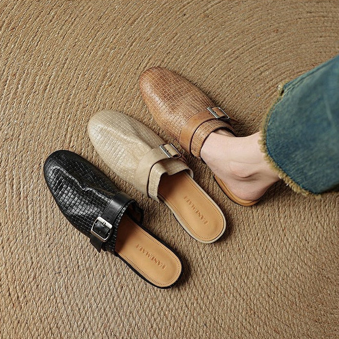 Mules Cassie in vera pelle