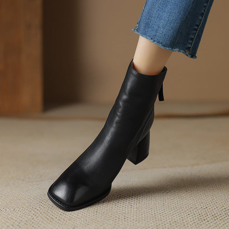 Botas Calisse de cuero genuino