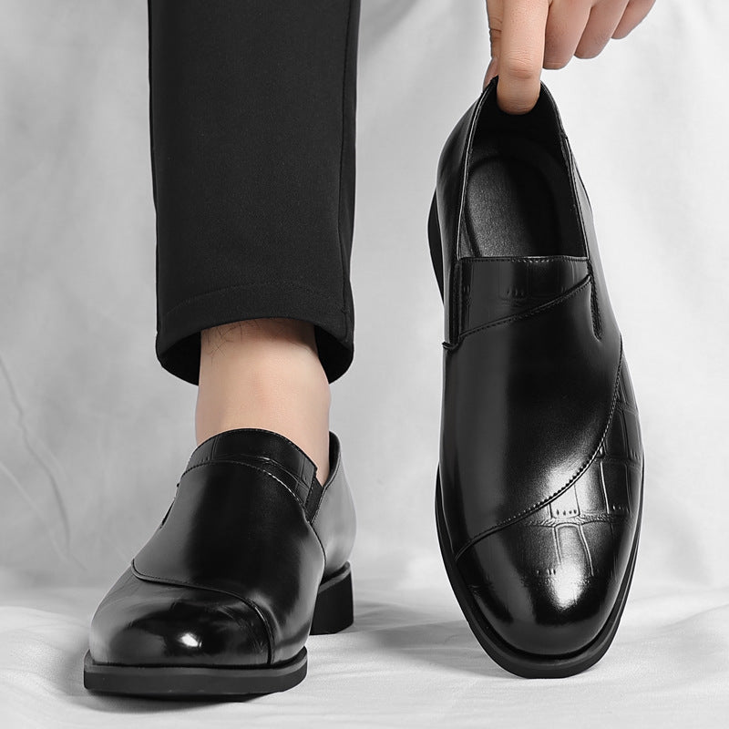 Mocassins de pele com Lurex
