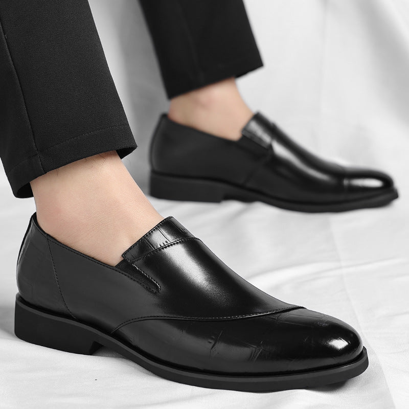 Mocassins de pele com Lurex