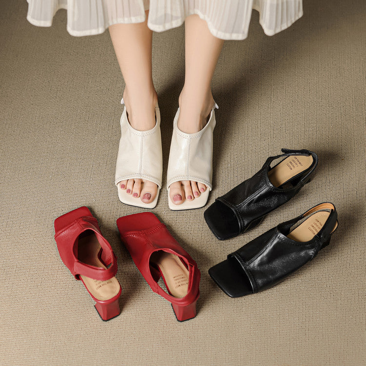 Tacchi slingback Velra in vera pelle