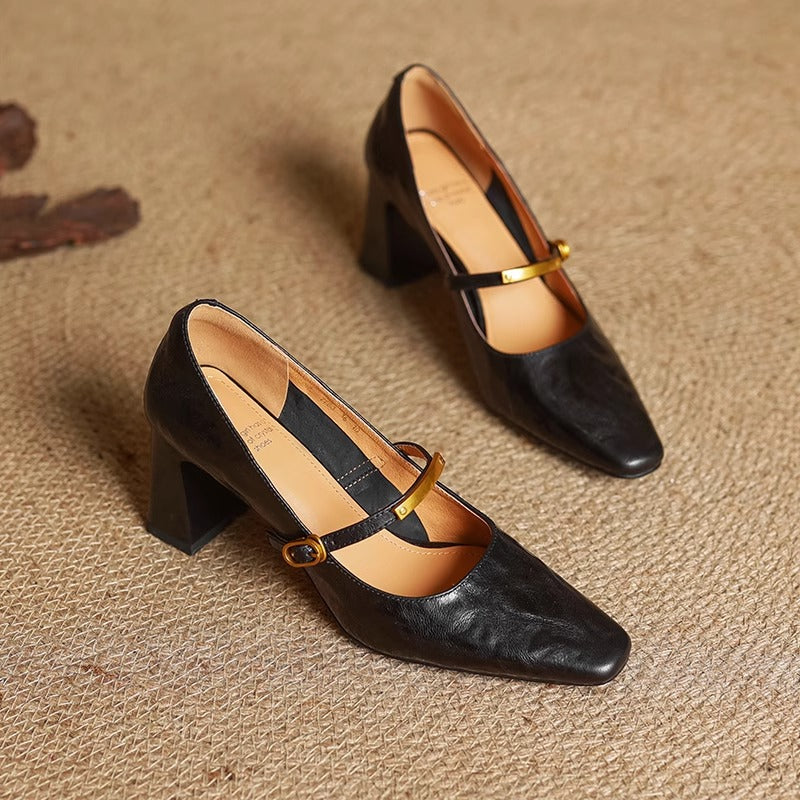 Maela High Heels aus echtem Leder