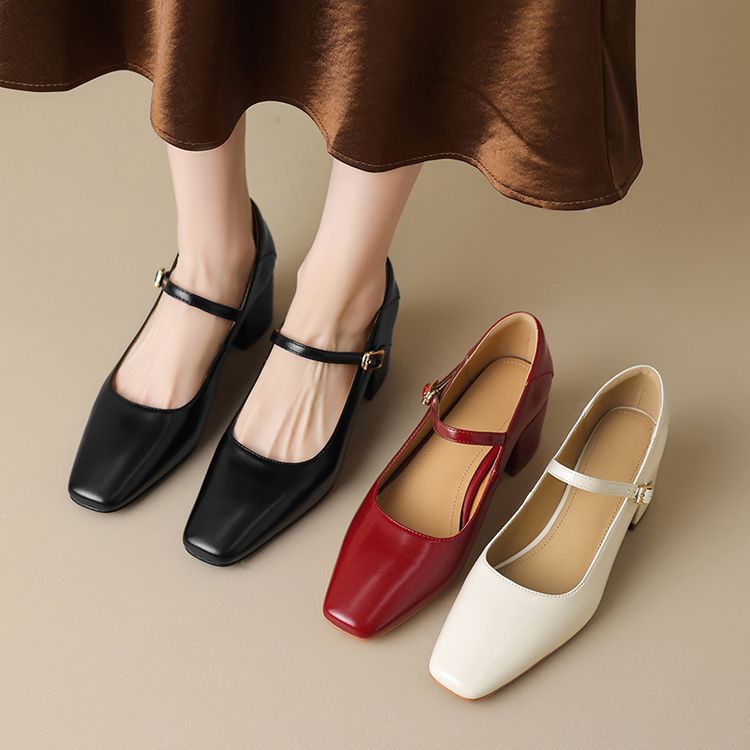Tacchi Kristen in vera pelle