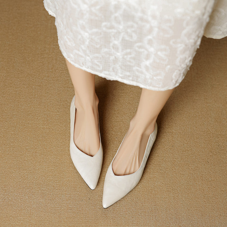 Scarpe basse Fauna in vera pelle