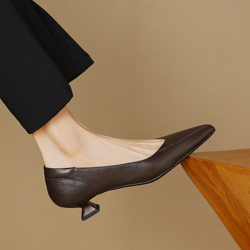 Tacones Nera de cuero genuino