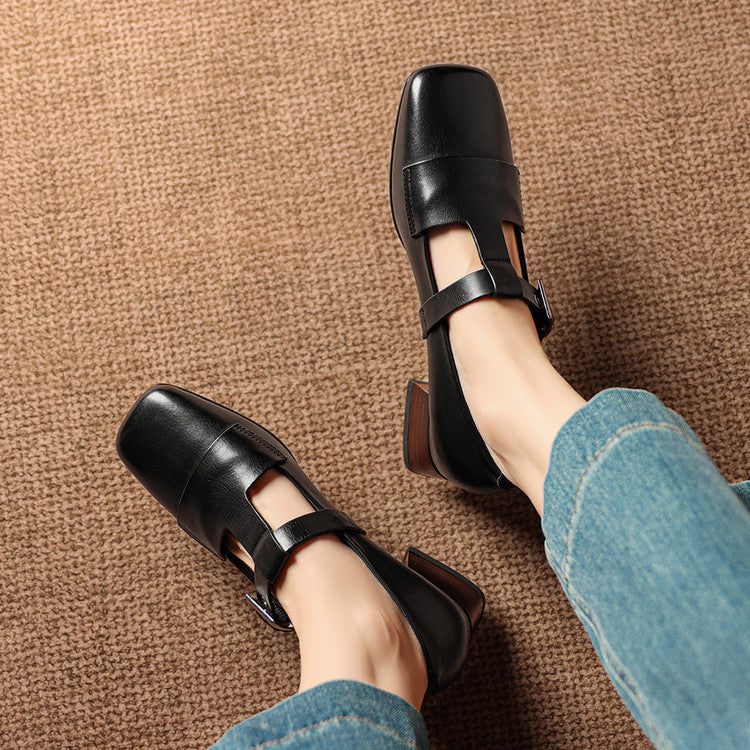 Veyra High Heels aus echtem Leder