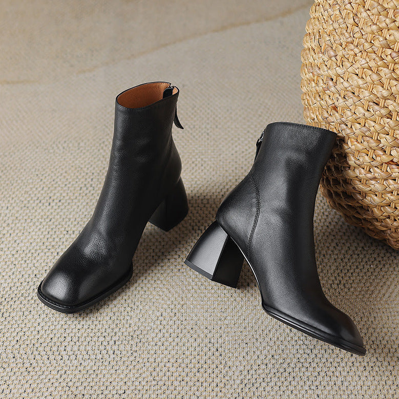 Botas Calisse de cuero genuino