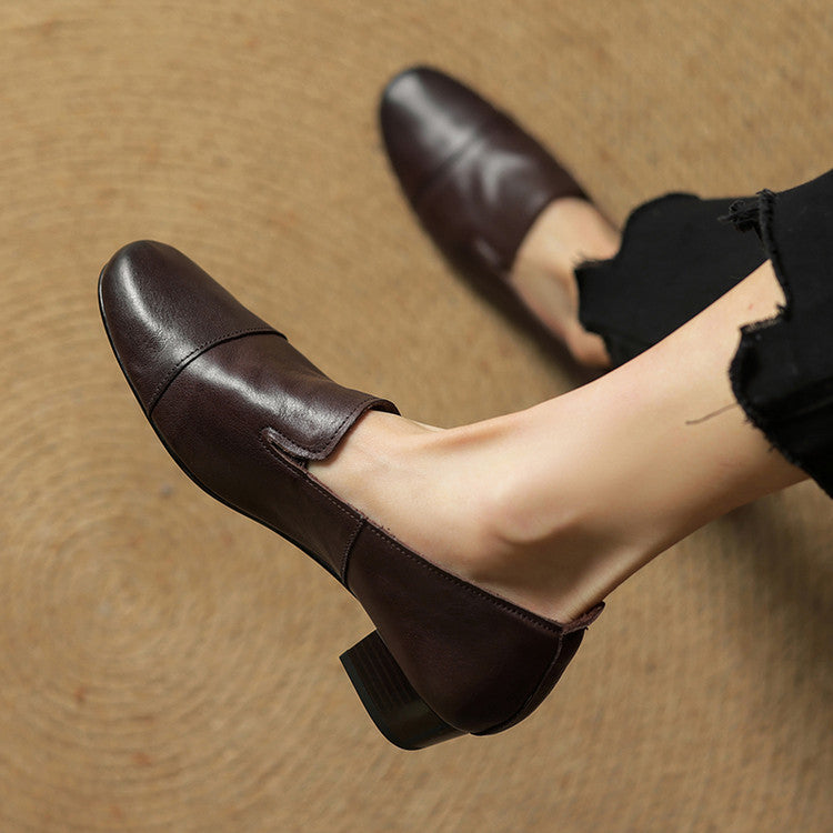 Leena Loafers i Äkta Läder