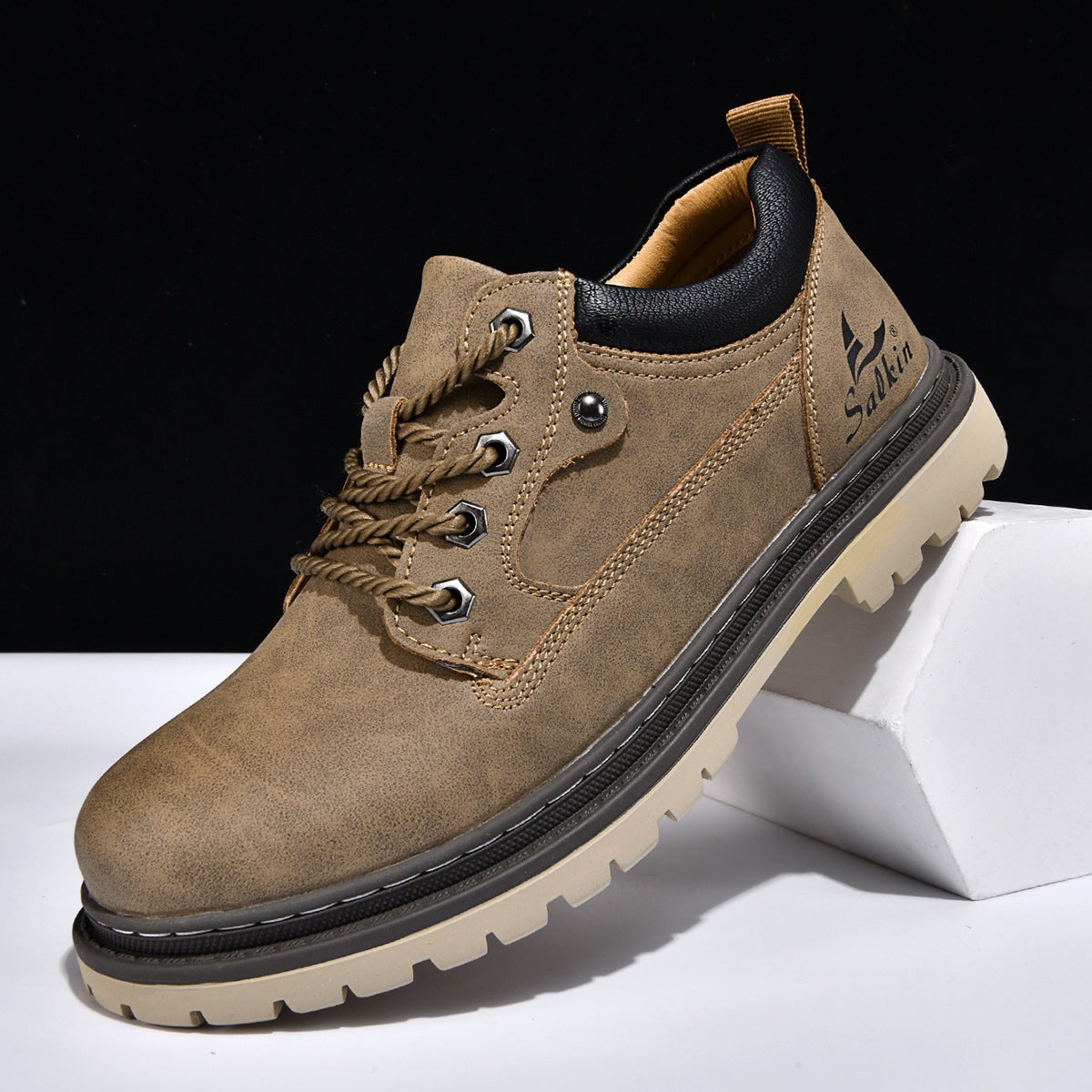 Chaussures à lacets Rexton en cuir premium