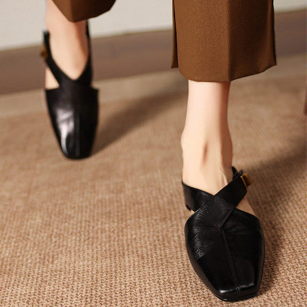 Mules Ravessia in vera pelle