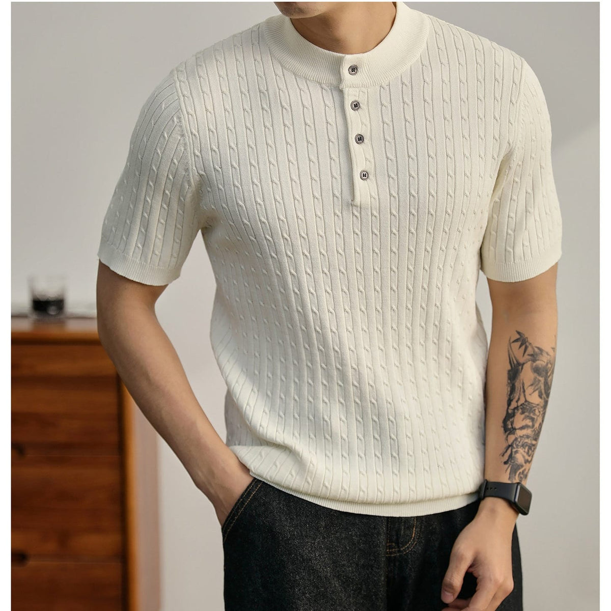 Harlow Henley-Shirt