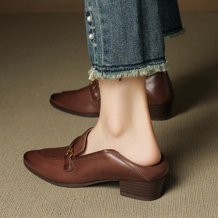 Mocassins Sera en cuir véritable