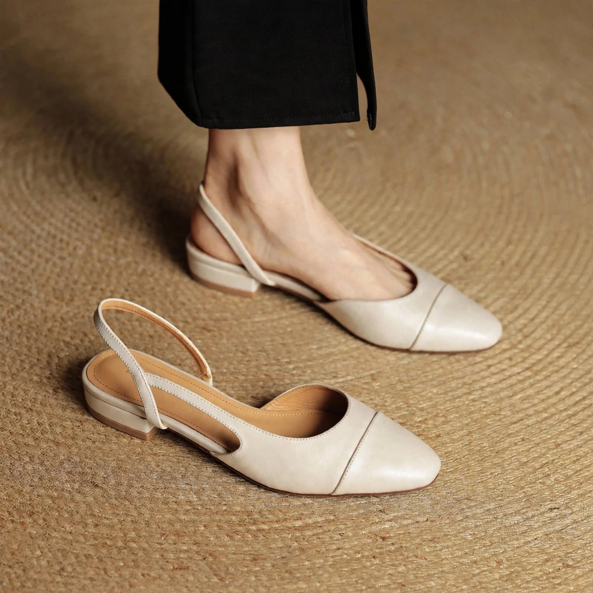 Ada Mules aus echtem Leder