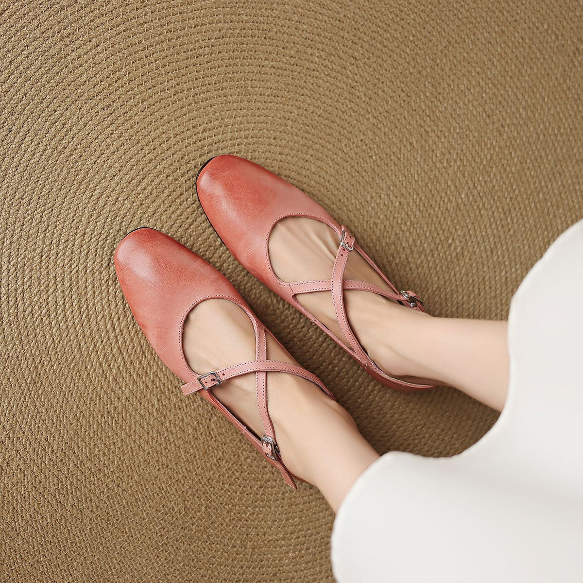 Scarpe basse Avelin in vera pelle