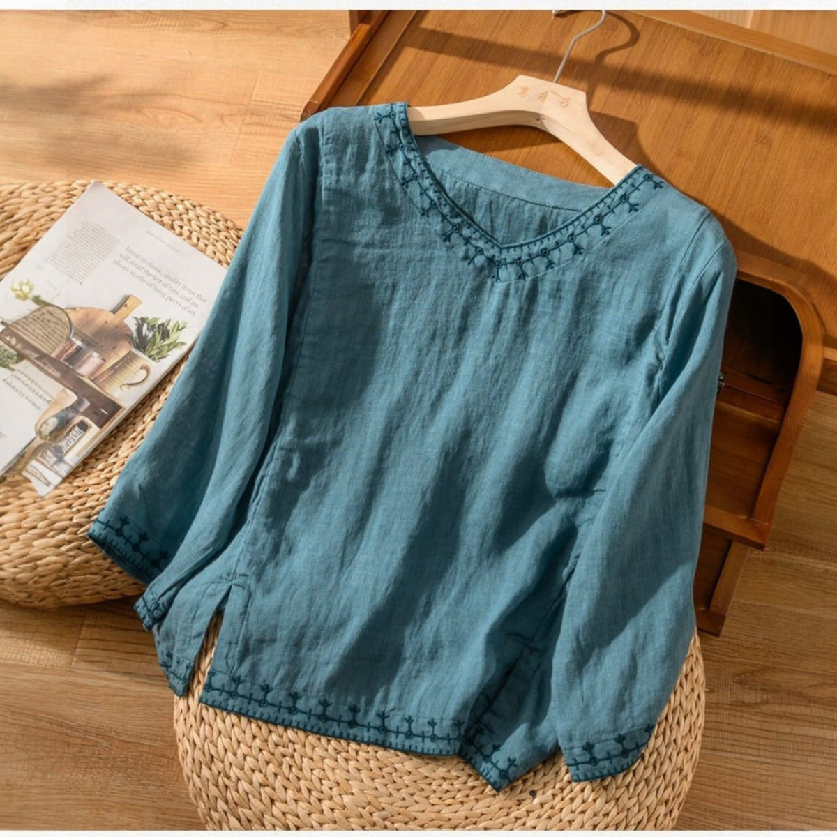 Blusa in lino Clara