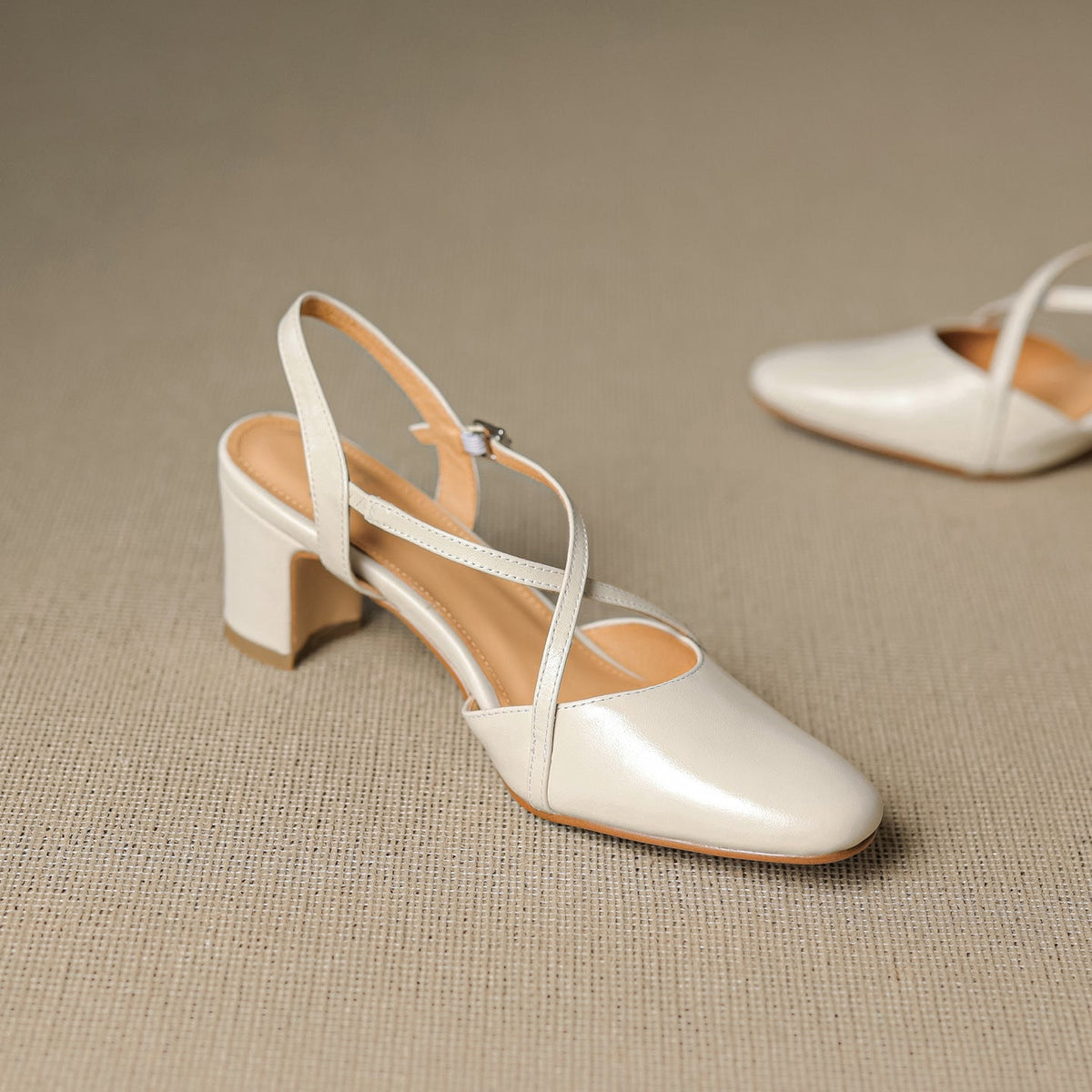 Blenza Slingbacks aus echtem Leder