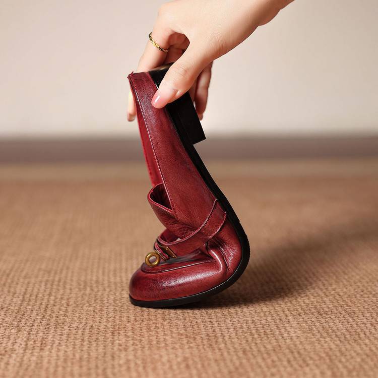 Mules Fiorella en cuir véritable