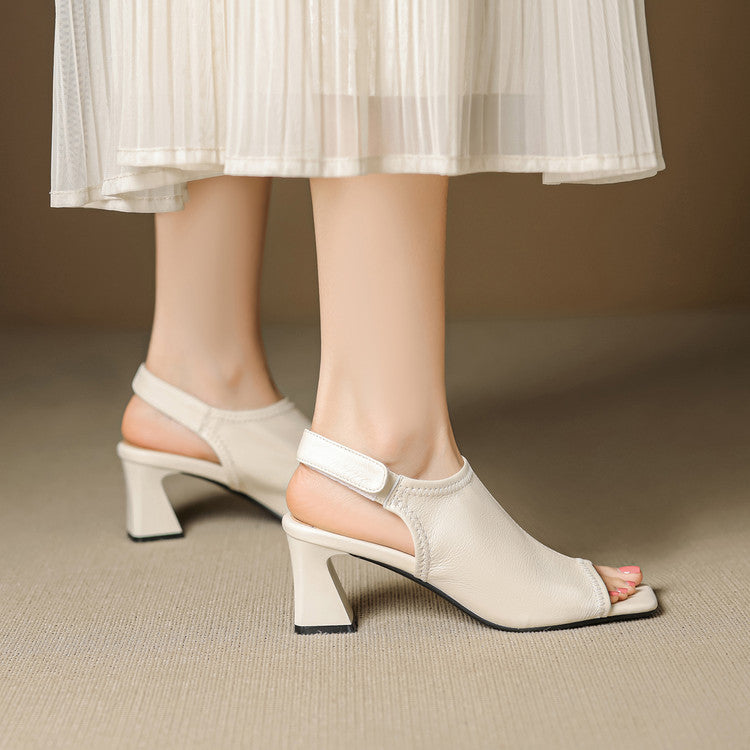 Tacchi slingback Velra in vera pelle