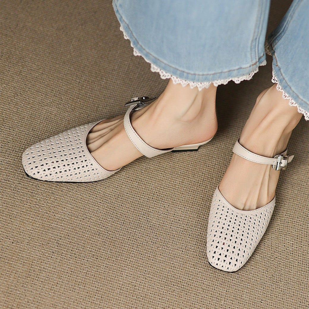 Mules Nilda in vera pelle