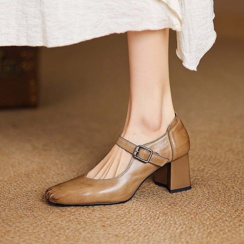 Tacchi Cira in vera pelle