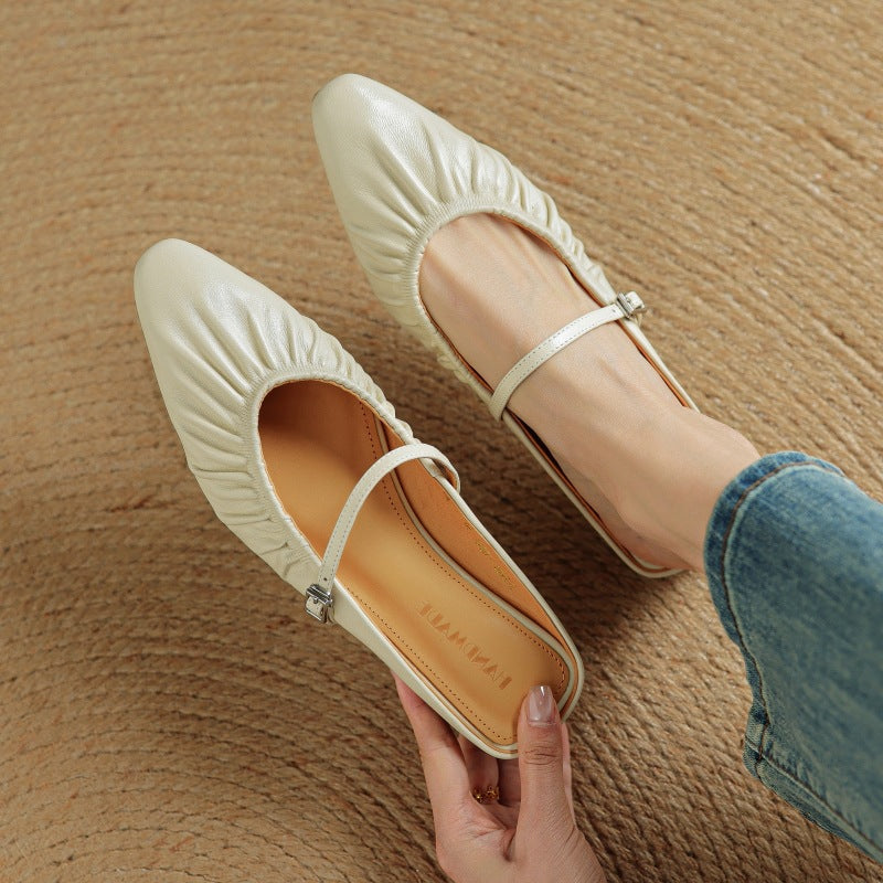 Mules Orena en cuir véritable
