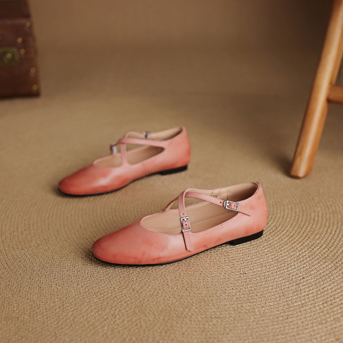 Scarpe basse Avelin in vera pelle