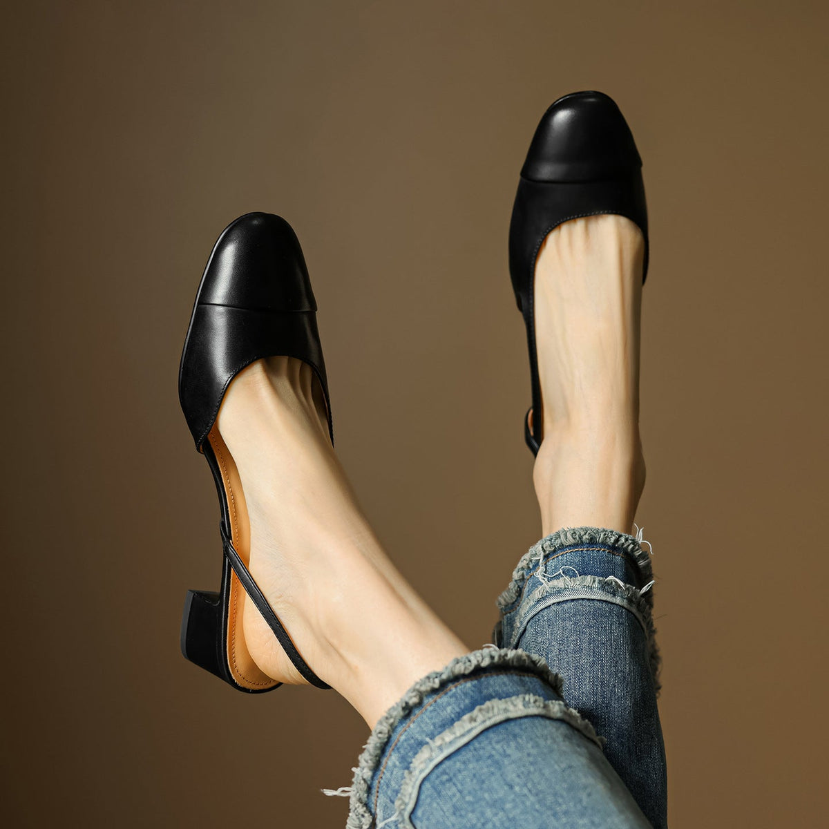 Zapatos de tacón Lureth de piel auténtica