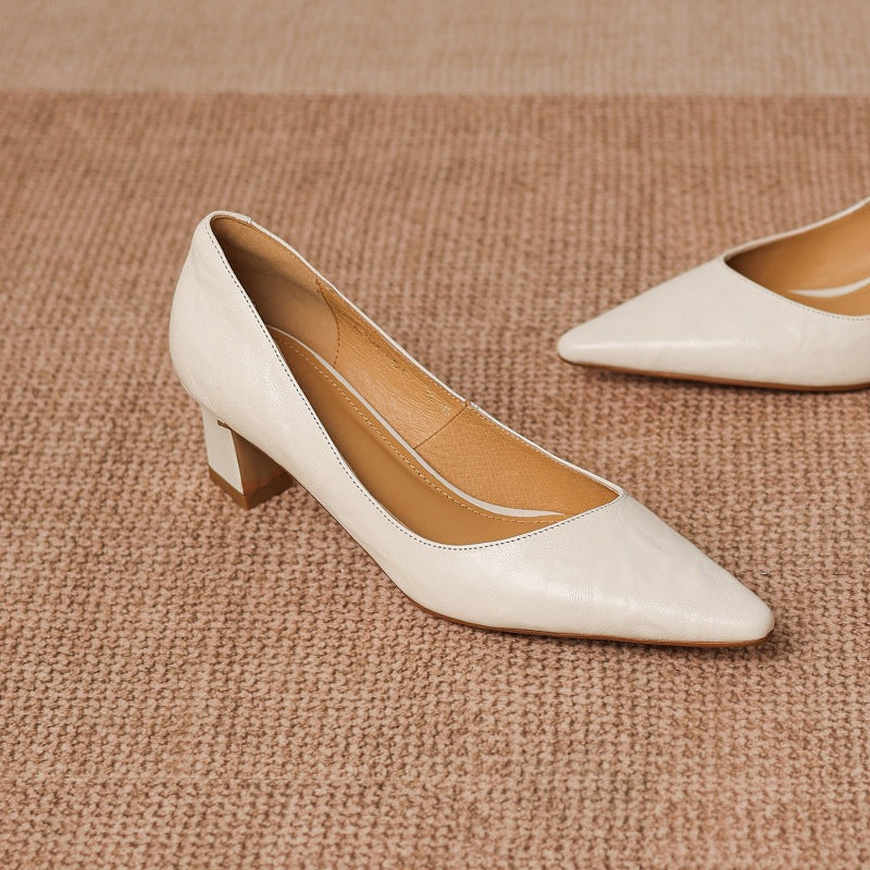 Talons Lorvane en cuir véritable