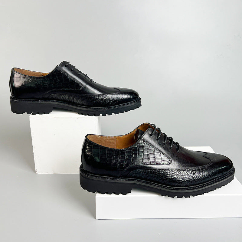 Scarpe Creston in pelle di vacchetta