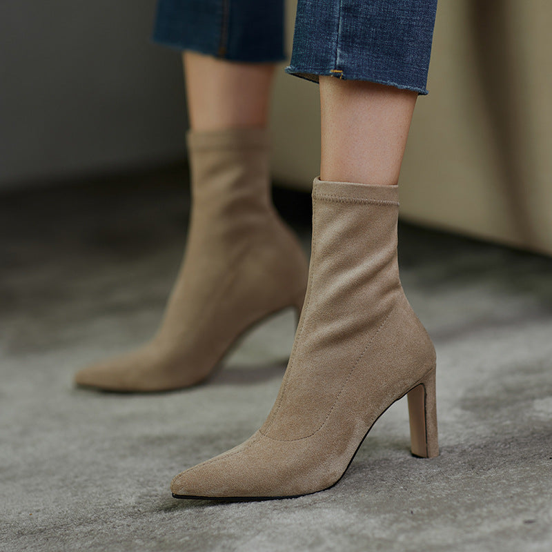 Botas Selara em camurça