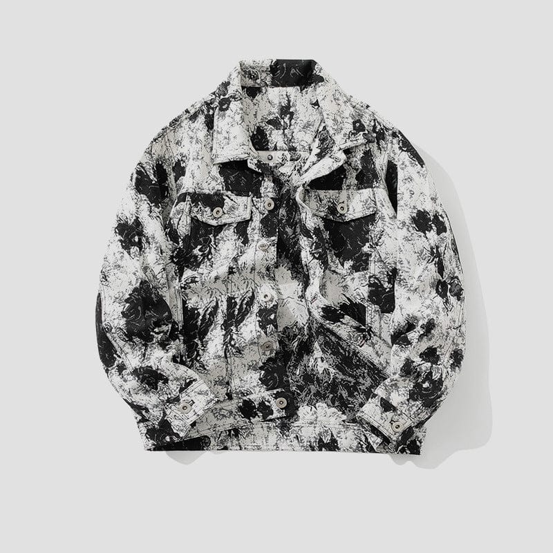 Mason-Jacke mit Gobelinmuster