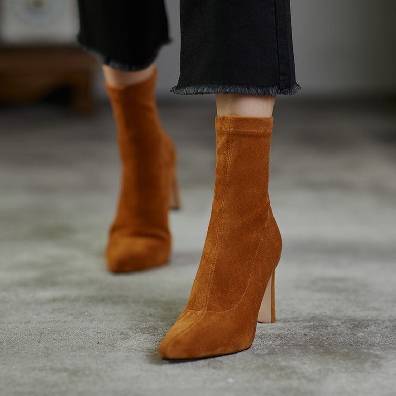 Botas Selara em camurça
